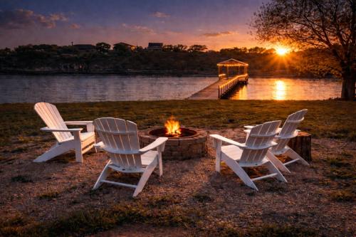 Burnet House | Blue Haven Lake Buchanan Waterfront Retreat with Private Dock