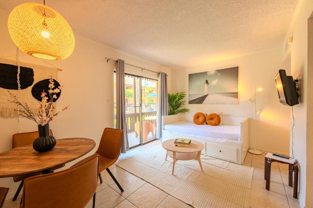 South Padre Island Apartment | Flamingos Hideaway Stylish 1BR Coastal Escape 155