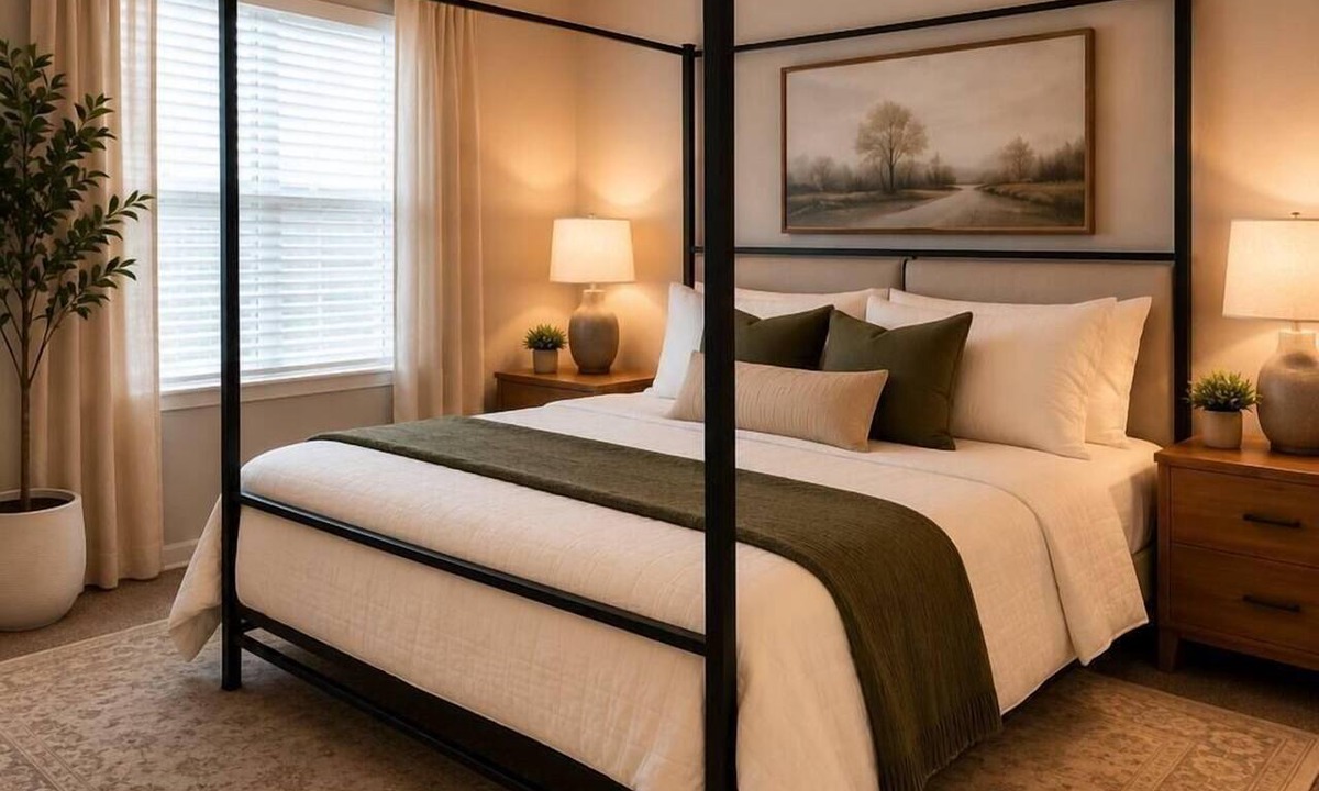 Kettering Apartment | King Canopy Bed I Sofa Bed I Next to Restaurants
