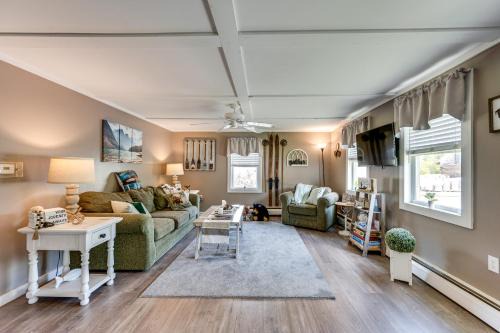 Barton House | Steps to Crystal Lake: Spacious Retreat w/Views