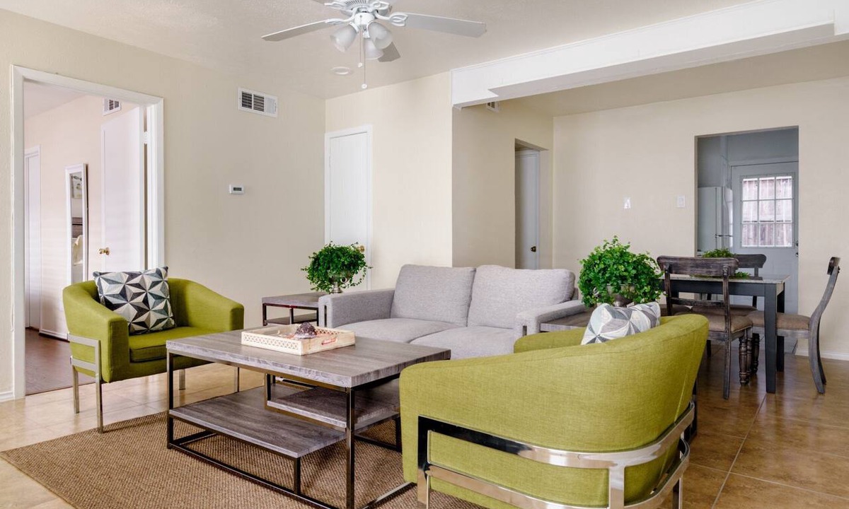 Oak Lawn Apartment | Stylish pad with patio and trail access