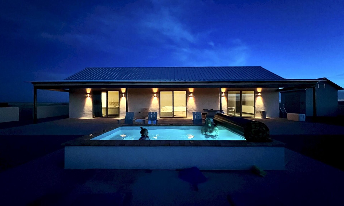 Marfa House | The Merit Camp: private modern ranch house w/pool just outside Marfa City limits