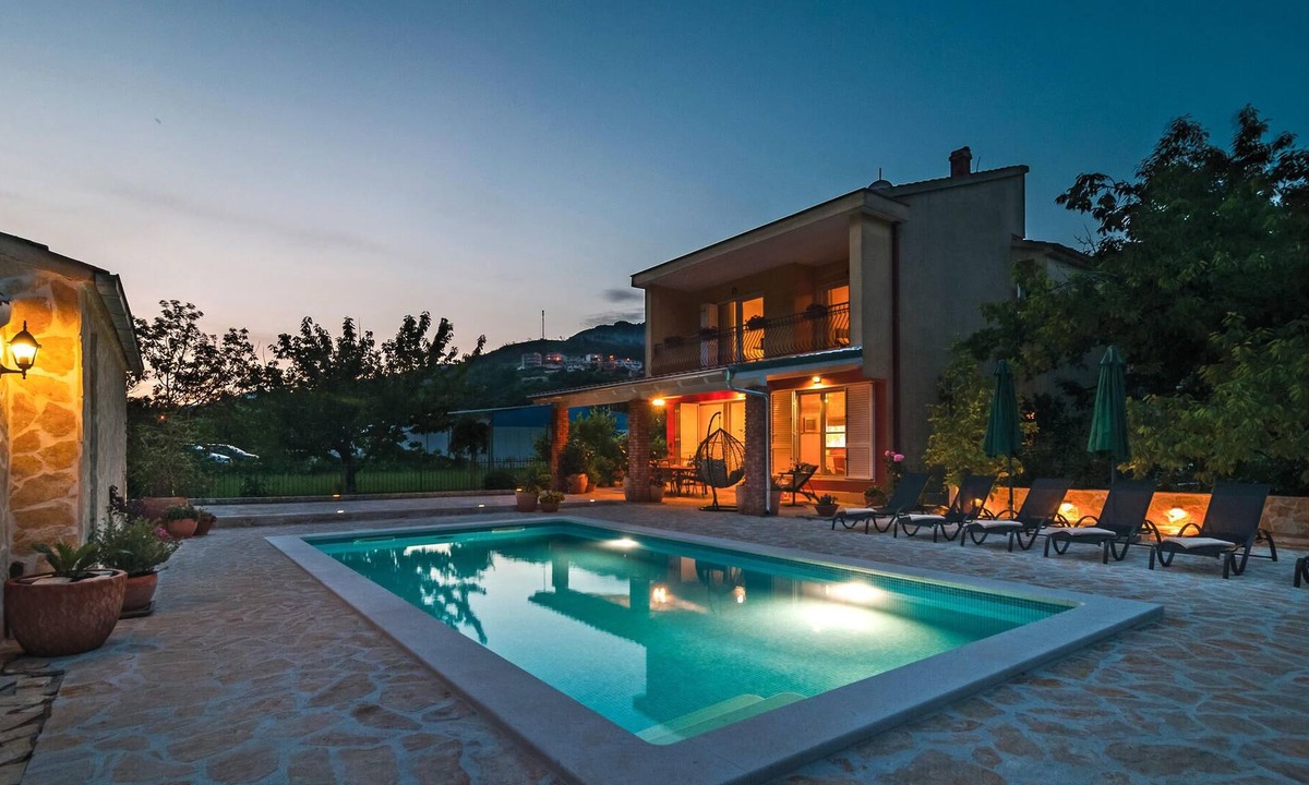 Srinjine House | This tastefully furnished vacation home with pool is located in.