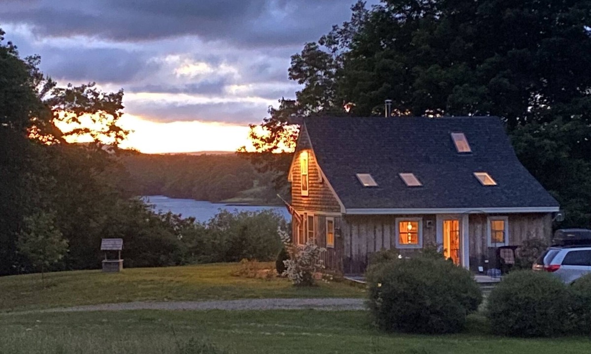 Belfast Cottage | Waterfront cottage with deep water dock, ocean front.