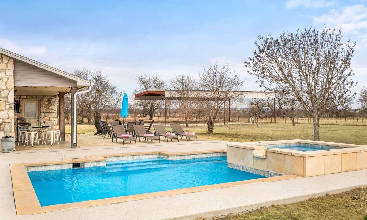 Fredericksburg House | Wine Trail Oasis | Pool | Hot Tub |Near Luckenbach