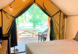 # 9 Son's River Ranch - Glamping Cabin w/2 Queen Beds