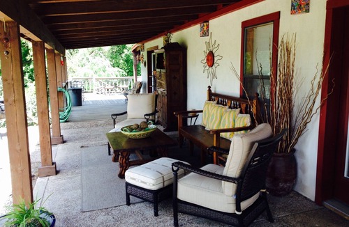 Utopia House | 4-bedroom house in Utopia with 450’ of private crystal clear Sabinal river front