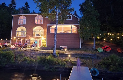 Millinocket House | 5-Bedroom Lakefront Retreat, Sandy Beach & Direct Mt. Katahdin Views, South Twin