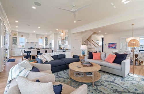 Cape Charles House | Beachfront Estate with Putting Green, Bay Creek