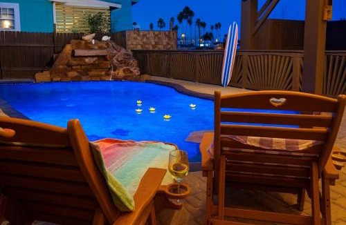 Port Isabel House | Channelfront Remodeled Pool Boatslips