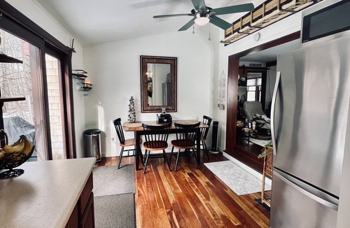 Williamsville Cabin | Charming & Cozy River Front Cabin- Close to ski mountains. Ski,Fish,Swim & Hike!
