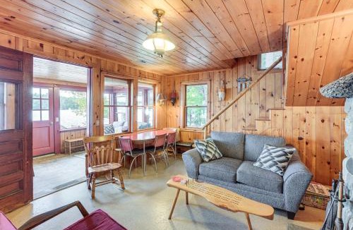 Dedham House | Dock, Beach, Views: Rustic Green Lake Cottage