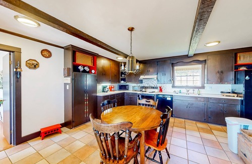 Steuben House | Dog-friendly oceanfront home with private shorefront, two fireplaces, & firepit