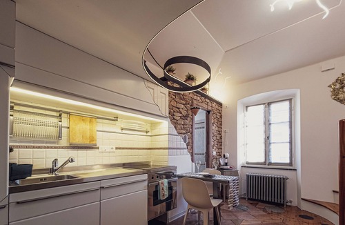 Rostio Apartment | Duplex Studio Apartment with Parking and Bike Storage in Chiavari
