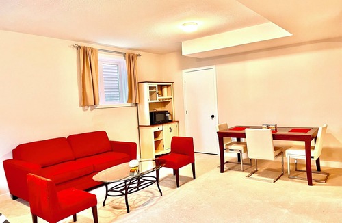 Ottawa Division House | Entire basement with large windows, private full bathroom and office