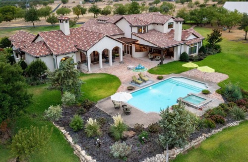 Parker County House | Hilltop Estate in Aledo with Pool, Hot Tub, Outdoor Kitchen & 100-Acre Views