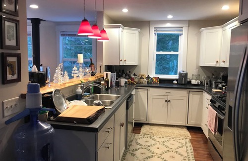 Hope Cottage | Lakeside cottage on Lermond Pond. Eclectic mix of antiques and art. AC