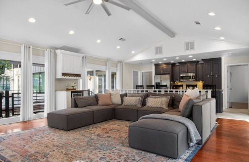 Sunrise Beach Village House | Modern Waterfront w/Views, Boat Slip, Deck + Kayak