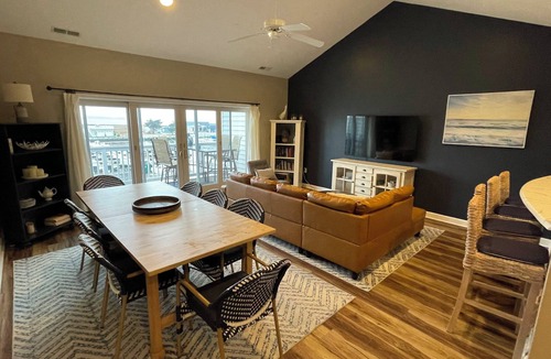 Bethany Beach House | NEW: Spacious 4-BR townhome with marina & bay views, pool and easy beach access.