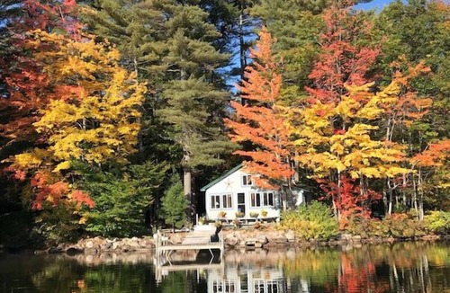 Bridgton Cabin | * NOW ON SPECIAL * Serene Pet-Friendly Camp on the Edge of Highland Lake!