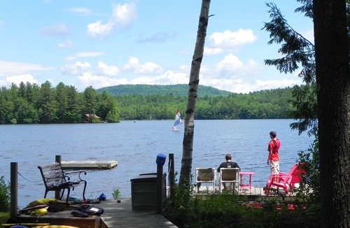 Norway House | Peaceful Waterfront Home, Swim & Boat from Dock, Near Ski Mountains, 4BR, 2 Ba