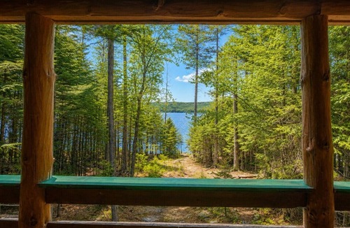 Greenville Cabin | Pet Friendly Cabin with Direct access to Wilson Pond