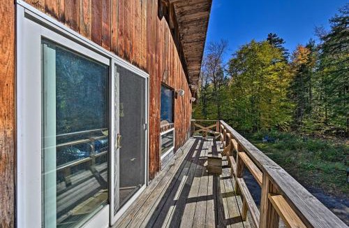 Stowe Area House | Remote Cabin w/Fire Pit: 3 Miles to Stowe Mtn!
