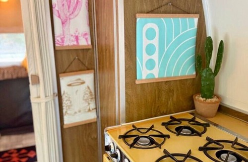 Fryeburg House | Retro Glamping in Louise the forest Airstream!