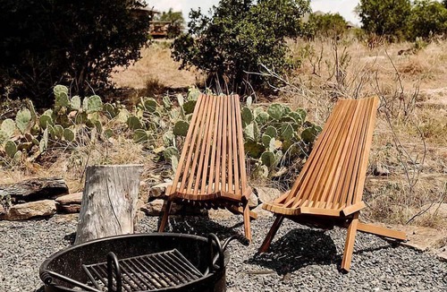 Johnson City RV Rental | Romantic Tent Rental with a Wood-Burning Stove on the Pedernales River, Texas