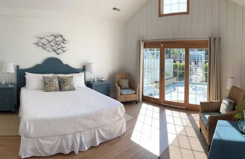 Rehoboth Beach Hotel | Seagull Room — Spacious Coastal Luxury with a Private Garden Patio