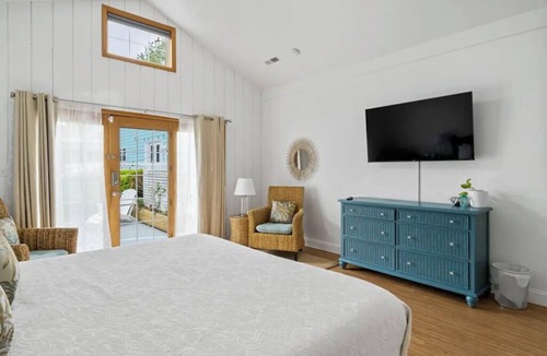 Rehoboth Beach Hotel | Seagull Room — Spacious Coastal Luxury with a Private Garden Patio