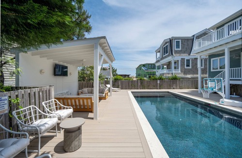 Fenwick Island House | Serene Family Home with Pool 30 Steps from Beach