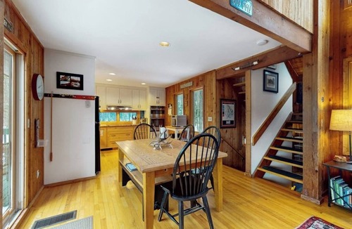 Waitsfield House | Ski home in the woods with a private hot tub & mountain views