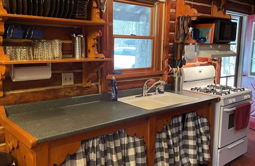 Edray Cabin | Snowshoe Log Cabin - Two Fawns