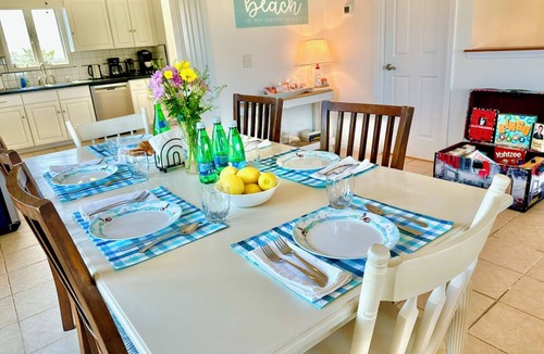 Broadkill Beach House | STEPS TO BEACH. PET-FRIENDLY. LINENS INCLUDED.