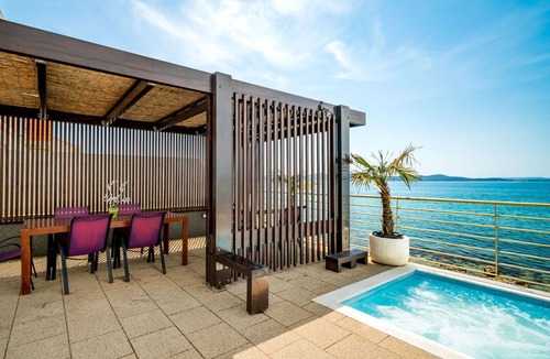 Kozino House | Stunning private villa for 12 guests with A/C, private pool, WIFI, hot tub, TV and patio