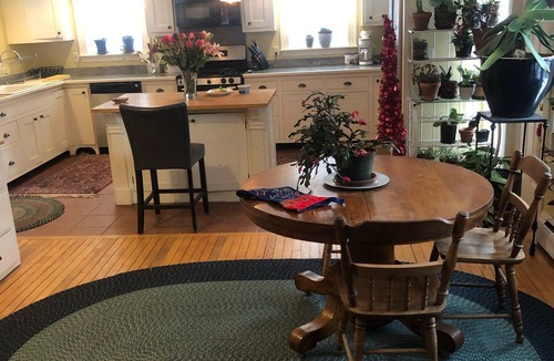Rumford Point House | Sunday River Area 1860s Eclectic Farmhouse 8 Person Hot Tub
