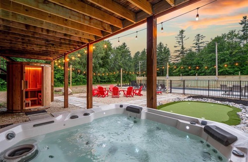 Sunday River Area Ski Chalet | The Lone Star- Hot Tub, AC, Pool Table