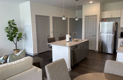 Tuttle West Apartment | The Queen of Dublin | Luxury 2BR Near Bridge Park | Pool + Gym