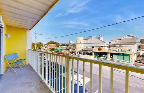 Dewey Beach Condo | Town of Dewey Beach condo with balcony ocean view, central A/C, & W/D - dogs OK