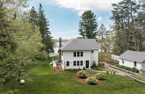 Lamoine Beach Cottage | Waterfront Historic Maine Cottage Private Shore Acadia Views