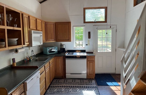 Franklin Cottage | Webster Camp - rustic getaway with Webster Lake access, fire pit & large deck!