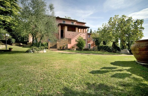 Montopoli in Val d'Arno Villa | Wonderful private villa for 9 people with WIFI, private pool, A/C, veranda and panoramic view