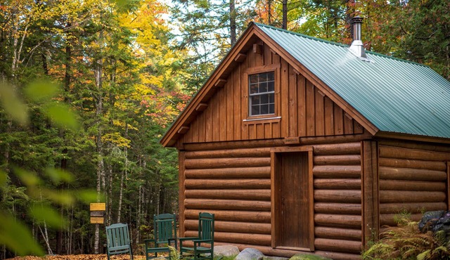 Bunk in a shared bunkhouse with shared bathroom