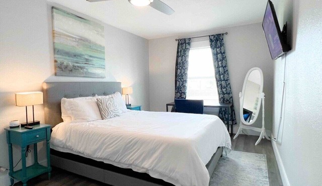 Central 1BDR+RemoteWork+Extended Stay+Pets OK