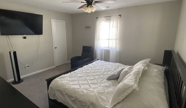 Cozy family size home with workout room!