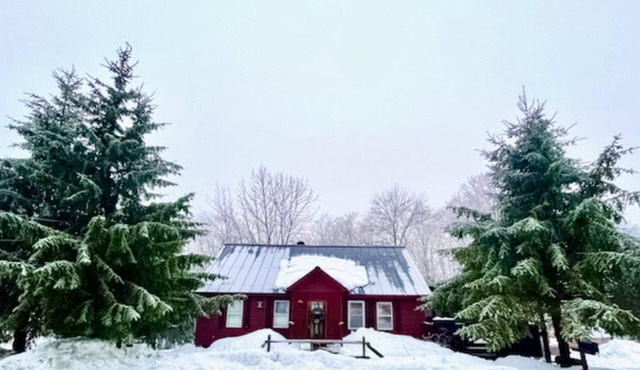 Dog-friendly getaway with mountain views, games, & deck - near skiing & trails