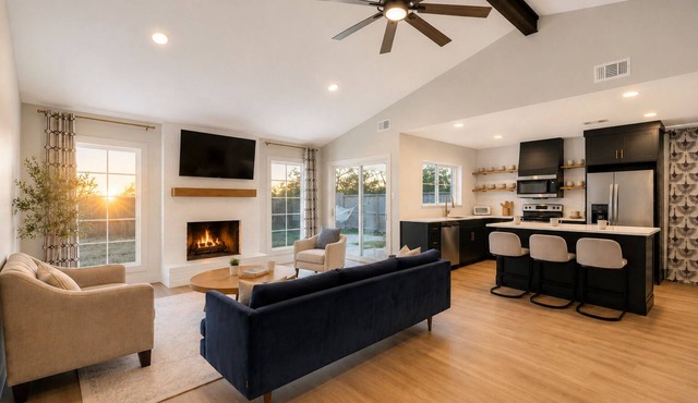Fire Pit - Grill - Hammock - King Bed 🏡 3BED/2BA 1 Story Home
