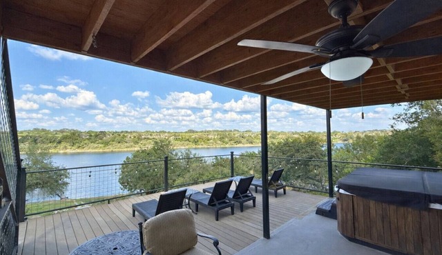 Lake Travis Family Home With Dock, Hot Tub & Amazing Views