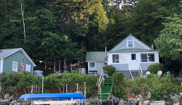 Lakefront Camp on Molasses Pond, Easily Accessible to Mount Desert Island.
